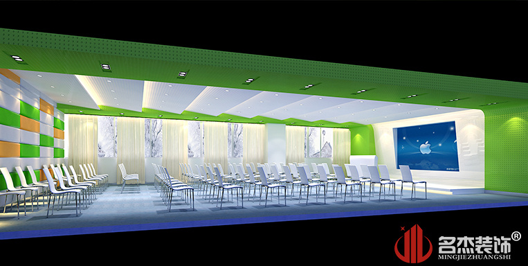 东田教育培训机构视听室装修设计