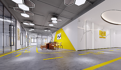 广州金账本共享办公空间装修设计