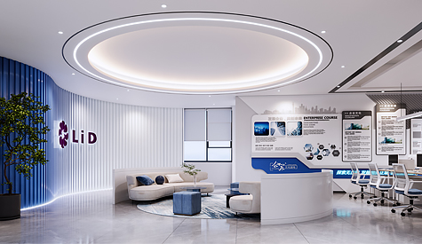 力鼎汽车零部件（江门）办公室装修设计